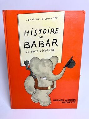 Livre vintage 1970 Histoire de Babar le petit éléphant Brunhoff Hachette 1939
